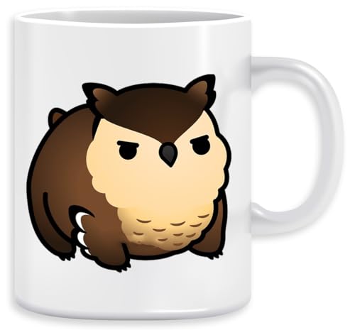Molliger Eulenbär Kaffeebecher Becher Tassen Ceramic Mug Cup von Vendax