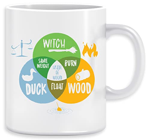 Monty Python Witch Duck Wood Kaffeebecher Becher Tassen Ceramic Mug Cup von Vendax