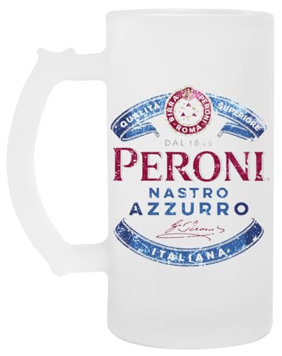 Peroni Nastro Azzurro - Italy Bierkrug Aus Glas Glass Beer Mug Cup von Vendax