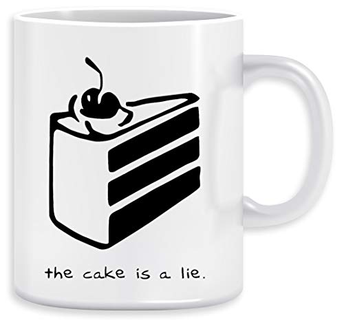 The Cake Is A Lie Kaffeebecher Becher Tassen Ceramic Mug Cup The Cake Is A Lie Kaffeebecher Becher Tassen Ceramic Mug Cup von Vendax