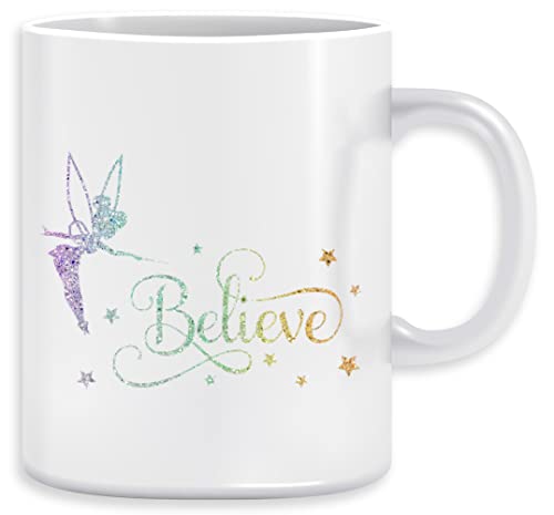 Tinkerbell Believe Kaffeebecher Becher Tassen Ceramic Mug Cup von Vendax