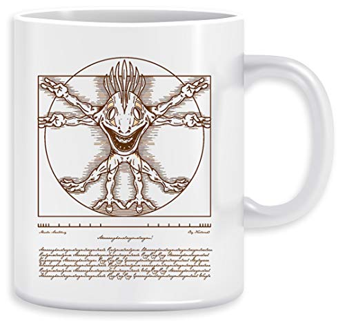 Vitruvian Murloc Kaffeebecher Becher Tassen Ceramic Mug Cup von Vendax
