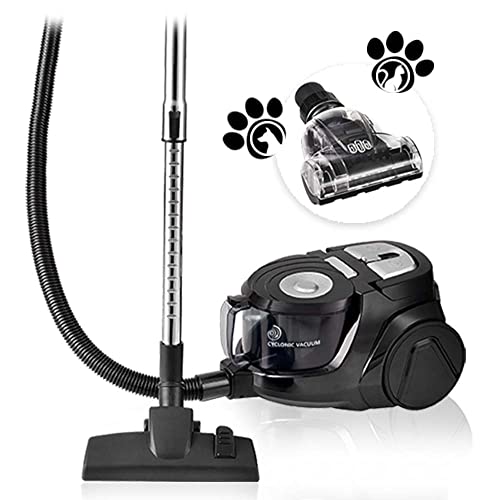 Venga! Kräftiger Zyklon-Sauger, ohne Beutel, mit 5 Zubehörteilen incl. spezieller Bürste für Tierhaare und HEPA LuftFilter, 700 W, Schwarz/Silber, VG VC 3300 Venga! Kräftiger Zyklon-Sauger, ohne Beutel, mit 5 Zubehörteilen incl. spezieller Bürste für Tierhaare und HEPA LuftFilter, 700 W, Schwarz/Silber, VG VC 3300 von Venga!
