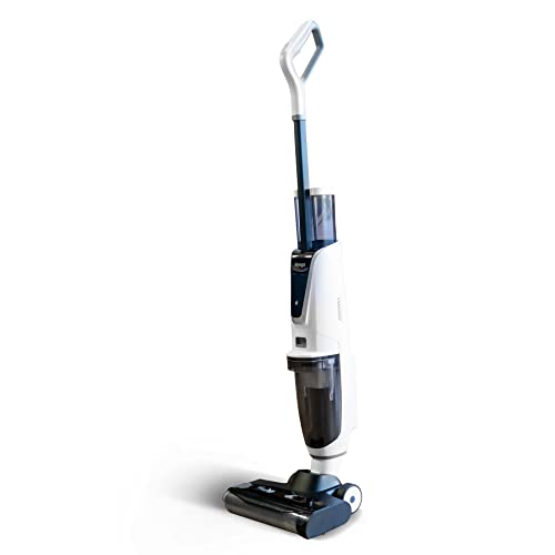 Venga! Kabelloser Nass-/Trockensauger, Saugen und Wischen, Selbstreinigender Reinigungszyklus, Handlich und einfach zu bedienen, 150 W, Weiß, VG MV 3000 von Venga!