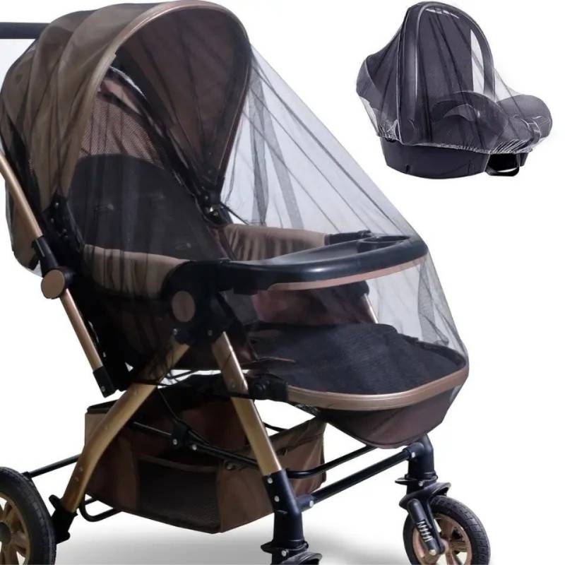 Venicce Love Kinderwagen-Insektenschutz Babywagen Mückennetz, Moskitonetz für Buggy - 1 Stück / Schwarz (1 St), Schutz vor Insekten, wie Mücken, langlebiges Moskitonetz von Venicce Love