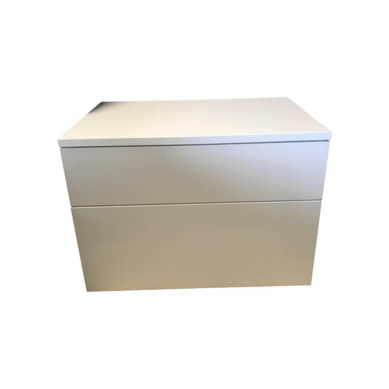 Nachttisch Aliante Basic Bianco Assoluto Matt Weiß von Venier