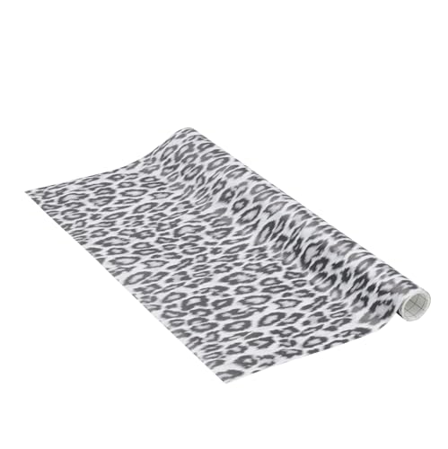 Venilia Klebefolie | Bengal Grey Leopardenmuster Animalprint Leo | 45 cm x 1,5 m, Stärke 95μ | selbstklebende Möbel-Folie, Dekofolie, Tapete, Küchenfolie | ohne Phthalate | Made in EU von Venilia