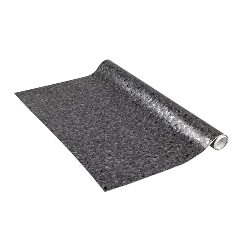 Venilia Klebefolie | Granite Anthrazit Steinoptik Anthrazit | 67,5 cm x 1,5 m, Stärke 95μ | selbstklebende Möbel-Folie, Dekofolie, Tapete, Küchenfolie | ohne Phthalate | Made in EU von Venilia