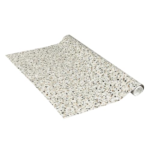 Venilia Klebefolie Greenline | Granit Steinoptik Weiss | 45cm x 2m, Stärke 95μ | selbstklebende Möbel-Folie, Dekofolie, Küchenfolie | aus 100% recyceltem Plastik - ohne Phthalate | Made in EU von Venilia