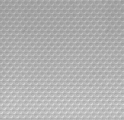 Venilia Klebefolie | Kreise Industrial Optik mit Struktur Silber | 45cm x 1,5m, Stärke 350µ | selbstklebende Möbel-Folie, Dekofolie, Tapete, Küchenfolie | PVC ohne Phthalate | Made in EU von Venilia