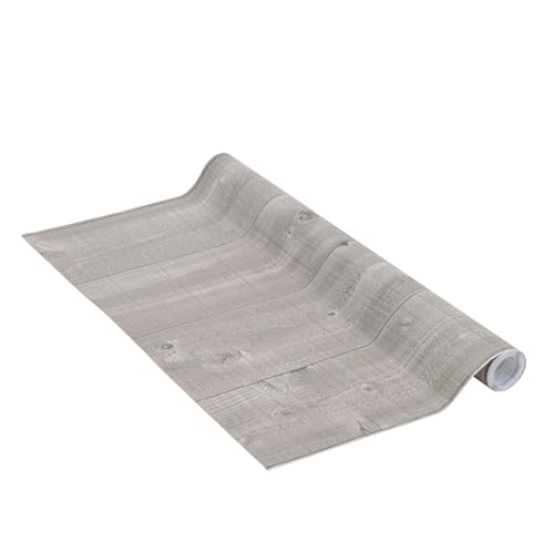 Venilia Klebefolie Perfect Fix® | Holzoptik Bretter Taupe Holzfolie | 67,5cm x 2m, Stärke 150μ | selbstklebende Möbel-Folie, Dekofolie, keine Blasen, Küchenfolie | PVC ohne Phthalate | Made in EU von Venilia