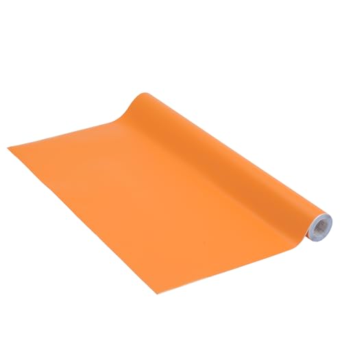 Venilia Klebefolie | Aprikose | Uni Matt Orange Aprikose, 67,5cm x 2m | selbstklebende Möbel-Folie, Dekofolie, Tapete, Küchenfolie | PVC ohne Phthalate | Made in EU von Venilia