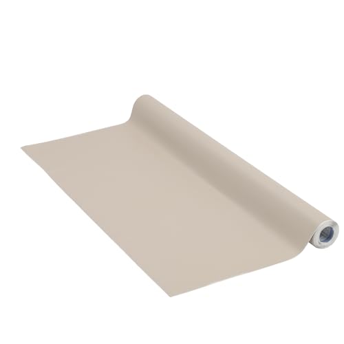 Venilia Klebefolie UNI MATT TAUPE Dekofolie Möbelfolie Tapeten selbstklebende Folie, PVC, ohne Phthalate, beige, 67,5cm x 2m, 160µm (Stärke: 0,16mm) von Venilia