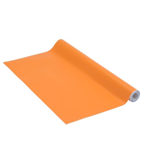 Venilia Klebefolie | Aprikose | Uni Matt Orange Aprikose, 45cm x 2m | selbstklebende Möbel-Folie, Dekofolie, Tapete, Küchenfolie | PVC ohne Phthalate | Made in EU von Venilia