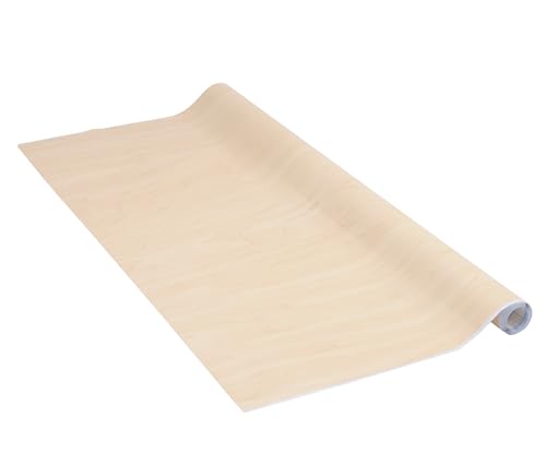 Venilia Klebefolie | Ahorn Holzoptik Weiß | 67,5 cm x 3 m, Stärke 95μ | selbstklebende Möbel-Folie, Dekofolie, Tapete, Küchenfolie | PVC ohne Phthalate | Made in EU von Venilia