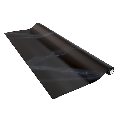 Vénilia Klebefolie Deco Standard, Schwarz Simple Marmor, 67,5 cm x 2 m, selbstklebende Möbelfolie, Dekofolie, Küchenfolie, Tapete, PVC ohne Phthalate, Made in EU Vénilia Klebefolie Deco Standard, Schwarz Simple Marmor, 67,5 cm x 2 m, selbstklebende Möbelfolie, Dekofolie, Küchenfolie, Tapete, PVC ohne Phthalate, Made in EU von Venilia