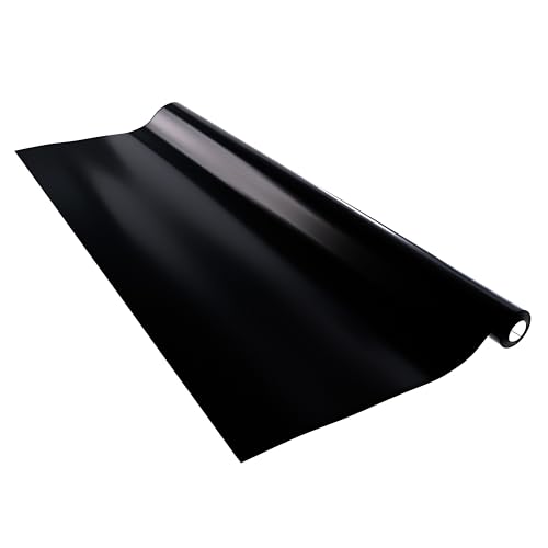 Vénilia Klebefolie Deco Standard, Schwarz glänzend, 90 cm x 2,1 m, selbstklebende Möbelfolie, Dekofolie, Küchenfolie, Tapete, PVC ohne Phthalate, Made in EU Vénilia Klebefolie Deco Standard, Schwarz glänzend, 90 cm x 2,1 m, selbstklebende Möbelfolie, Dekofolie, Küchenfolie, Tapete, PVC ohne Phthalate, Made in EU von Venilia