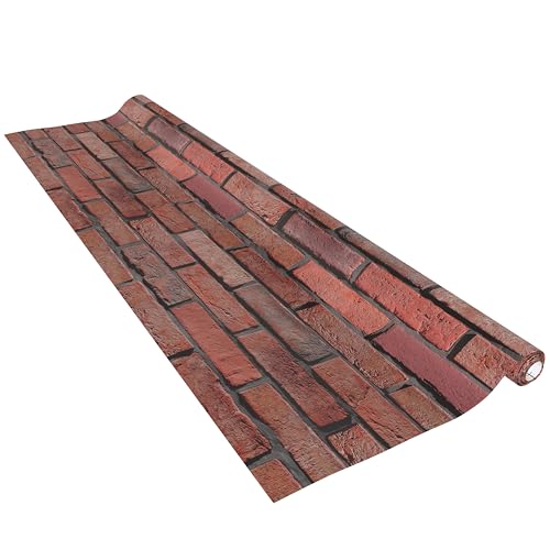 Vénilia Klebefolie Deco Standard, Ziegel rot, 90 cm x 2,1 m, selbstklebende Möbelfolie, Dekofolie, Küchenfolie, Tapete, PVC ohne Phthalate, Made in EU Vénilia Klebefolie Deco Standard, Ziegel rot, 90 cm x 2,1 m, selbstklebende Möbelfolie, Dekofolie, Küchenfolie, Tapete, PVC ohne Phthalate, Made in EU von Venilia