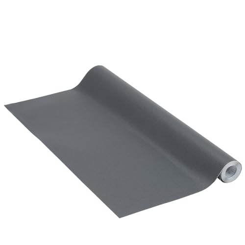 Venilia Klebefolie | Dunkelgrau | Uni Matt Anthrazit Dunkelgrau, 45cm x 2m | selbstklebende Möbel-Folie, Dekofolie, Tapete, Küchenfolie | PVC ohne Phthalate | Made in EU von Venilia