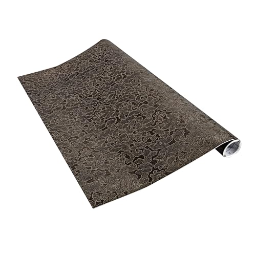 Vénilia Klebefolie Effekt | Brokat gold glänzend metallic | 45 cm x 1,5 m | selbstklebende Möbelfolie, Dekofolie, Küchenfolie, Tapete | PVC ohne Phthalate | Made in EU Vénilia Klebefolie Effekt | Brokat gold glänzend metallic | 45 cm x 1,5 m | selbstklebende Möbelfolie, Dekofolie, Küchenfolie, Tapete | PVC ohne Phthalate | Made in EU von Venilia