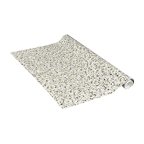 Venilia Klebefolie, Granite Mix Steinoptik Blau, 45 cm x 1,5 m, Stärke 95μ, selbstklebende Möbel-Folie, Dekofolie, Tapete, Küchenfolie, ohne Phthalate, Made in EU von Venilia