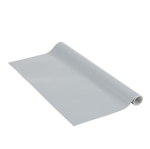 Venilia Klebefolie Greenline | Silber Grau Grey | 67,5cm x 2m, Stärke 95μ | selbstklebende Möbel-Folie, Dekofolie, Tapete, Küchenfolie | aus 100% recyceltem Plastik - ohne Phthalate | Made in EU von Venilia