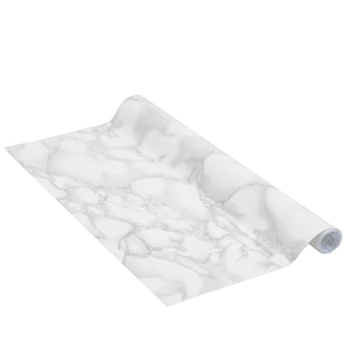 Venilia Klebefolie | Marmor Grau Steinoptik Grau | 67,5 cm x 2 m, Stärke 95μ | selbstklebende Möbel-Folie, Dekofolie, Tapete, Küchenfolie | PVC ohne Phthalate | Made in EU von Venilia