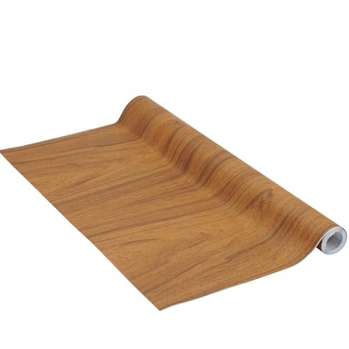 Venilia Klebefolie Perfect Fix® | Holzoptik Nuss französisch Holzfolie | 45cm x 2m, Stärke 150μ | selbstklebende Möbel-Folie, Dekofolie, keine Blasen, Küchenfolie | PVC ohne Phthalate | Made in EU von Venilia