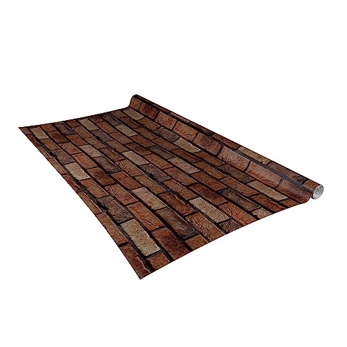 Venilia Klebefolie | Ziegelwand Backstein Rot | 90 cm x 2,6 m, Stärke 160μ | selbstklebende Möbel-Folie, Dekofolie, Tapete, Küchenfolie | PVC ohne Phthalate | Made in EU Venilia Klebefolie | Ziegelwand Backstein Rot | 90 cm x 2,6 m, Stärke 160μ | selbstklebende Möbel-Folie, Dekofolie, Tapete, Küchenfolie | PVC ohne Phthalate | Made in EU von Venilia