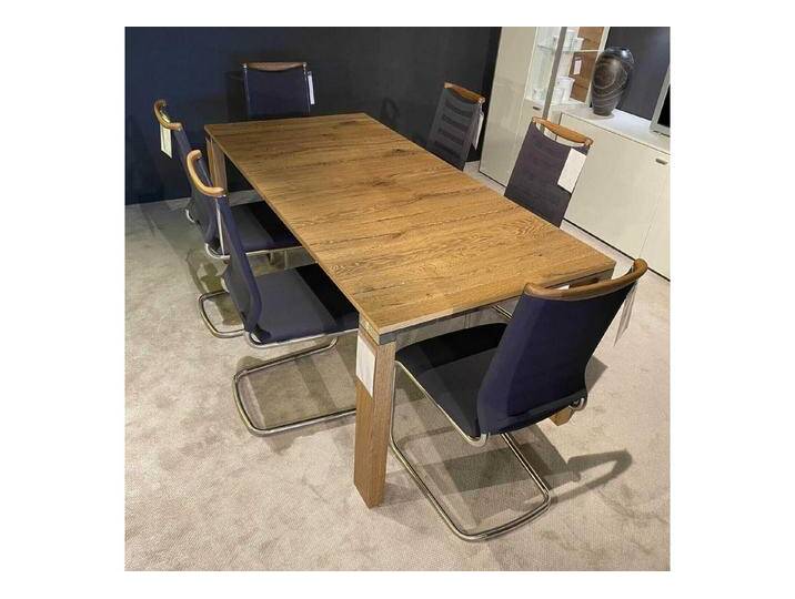 VENJAKOB Essgruppe Tischgruppe Esstisch Multiflex Eiche Anziano Stuhl Lilli Tritex Basalt von Venjakob