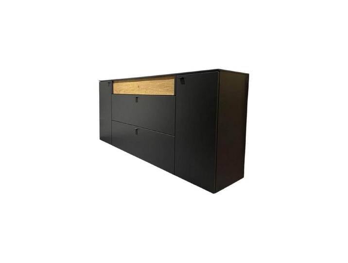 VENJAKOB Sideboard Sideboard 7243 3893 Lumea Lack Anthrazit Matt Und Eiche von Venjakob
