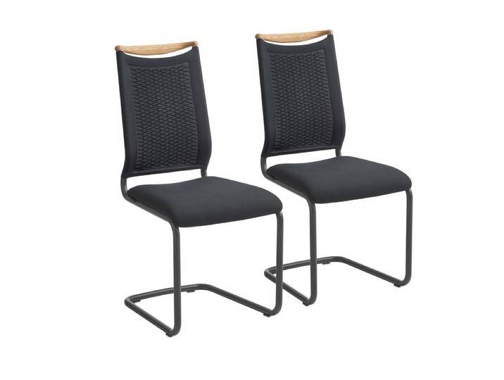 Venjakob 2er-Set Esszimmerstuhl Lilli 2221 Gestell in anthrazit matt Bezug Tritex basalt mit Profiloptik und Kopfstück Wildeiche hell soft gebürstet Venjakob 2er-Set Esszimmerstuhl Lilli 2221 Gestell in anthrazit matt Bezug Tritex basalt mit Profiloptik und Kopfstück Wildeiche hell soft gebürstet von Venjakob