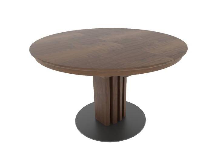 Venjakob Esstisch CHI ET204 ausziehbar mit Synchronauszug und ca. 50 cm breiten Klappeinlage Tischplatte echtholzfurniert und wählbarer Bodenplatte von Venjakob