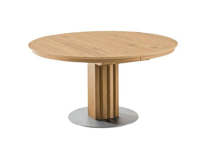 Venjakob Esstisch CHI ET204 ausziehbar mit Synchronauszug und ca. 50 cm breiten Klappeinlage Tischplatte echtholzfurniert und wählbarer Bodenplatte von Venjakob