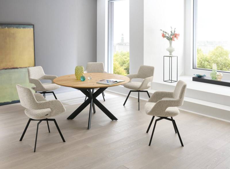 Venjakob Esstisch ET612 DALO ca.140/190cm,H75cm in Wildeiche hell soft gebürstet Venjakob Esstisch ET612 DALO ca.140/190cm,H75cm in Wildeiche hell soft gebürstet von Venjakob