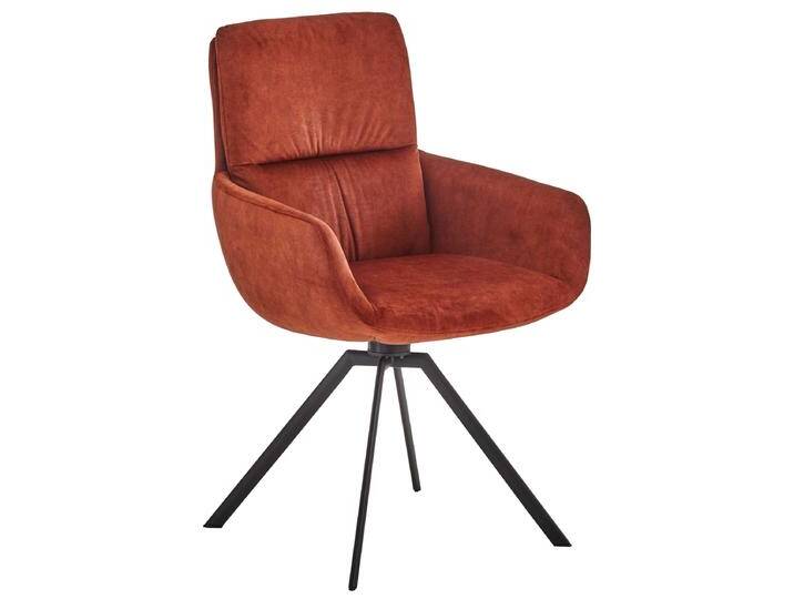 Venjakob Esszimmerstuhl Anna V251 mit modernem Stativgestell und Sitzschale mit Armlehnen Bezug- sowie Gestellausführung wählbar von Venjakob