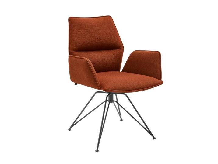 Venjakob Esszimmerstuhl Carola 0265 mit Armlehnen und Design-Gestell aus Metall matt Funktionen sowie Gestell- und Bezugausführung wählbar Venjakob Esszimmerstuhl Carola 0265 mit Armlehnen und Design-Gestell aus Metall matt Funktionen sowie Gestell- und Bezugausführung wählbar von Venjakob