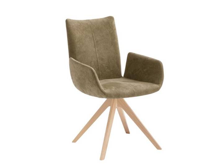 Venjakob Esszimmerstuhl Margit 0547 mit Armlehnen und Massivholz-Stativgestell hochwertiger Armlehnenstuhl Bezug Holzausführung und Funktion wählbar von Venjakob