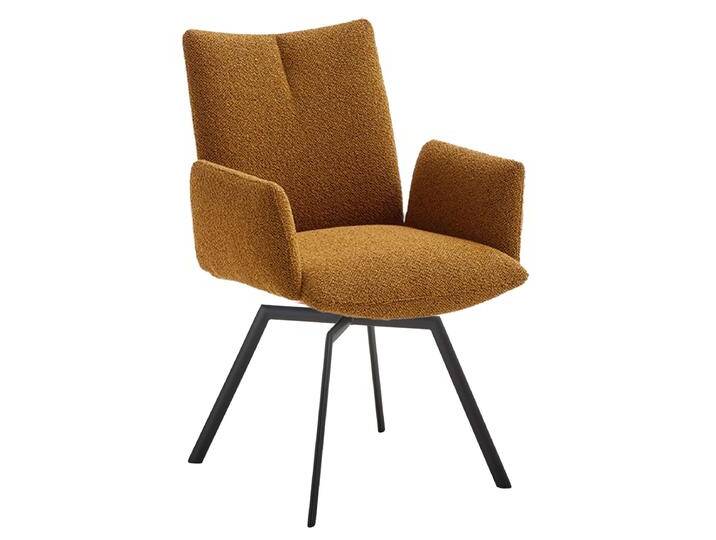 Venjakob Esszimmerstuhl Marjan 2324 mit modernem Stativgestell und Sitzschale mit Armlehnen Bezug- sowie Gestellausführung wählbar von Venjakob