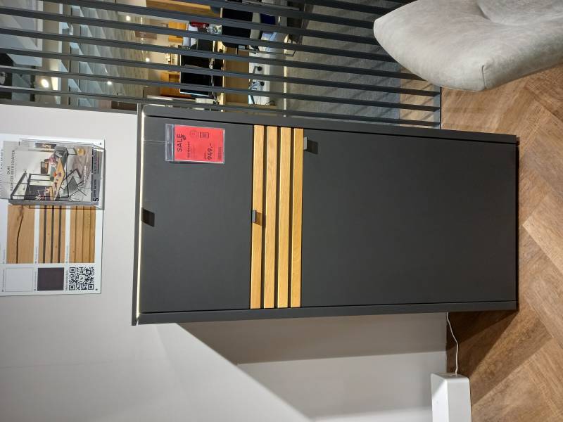 Venjakob Highboard GAME ca. B67 H140 T43 cm in Lack anthrazit matt Venjakob Highboard GAME ca. B67 H140 T43 cm in Lack anthrazit matt von Venjakob