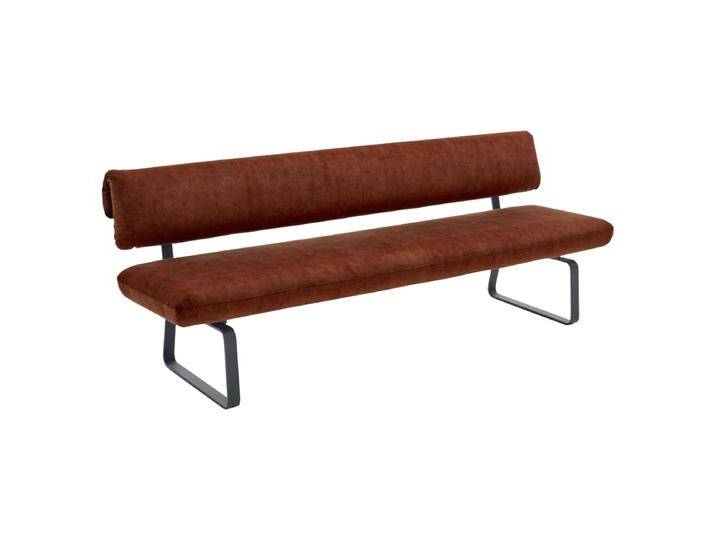 Venjakob Impuls Jade P7 braune Sitzbank mit Kufengestell aus Metall anthrazit matt und Bezug Dubai in der Farbe Kupfer Bankbreite wählbar Venjakob Impuls Jade P7 braune Sitzbank mit Kufengestell aus Metall anthrazit matt und Bezug Dubai in der Farbe Kupfer Bankbreite wählbar von Venjakob