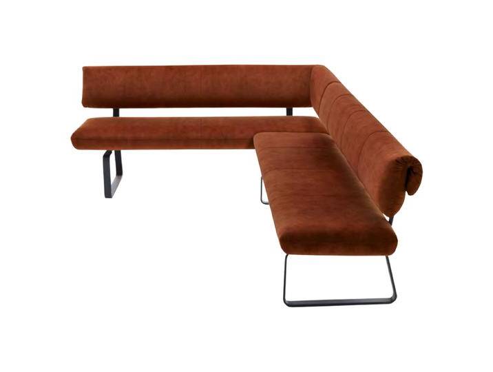 Venjakob Impuls Jade P7 moderne Eckbank mit Kufengestell aus Metall anthrazit matt und Bezug in Kupfer Sitzbank mit Anbauecke Links ca. 178 x 298 cm Venjakob Impuls Jade P7 moderne Eckbank mit Kufengestell aus Metall anthrazit matt und Bezug in Kupfer Sitzbank mit Anbauecke Links ca. 178 x 298 cm von Venjakob