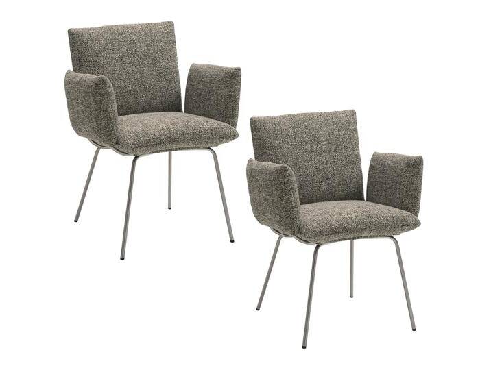 Venjakob Maika 2572- Esszimmerstuhl mit Armlehnen im 2er Set Gestell in Edelstahloptik Premiumkomfortsitz mit Gurtbespannung Bezugausführung wählbar Venjakob Maika 2572- Esszimmerstuhl mit Armlehnen im 2er Set Gestell in Edelstahloptik Premiumkomfortsitz mit Gurtbespannung Bezugausführung wählbar von Venjakob