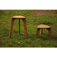 Sperrholzhocker Stuhl Für Kinder Und Erwachsene, Aus Sperrholz Eltern von VenkoFurnitureDecor