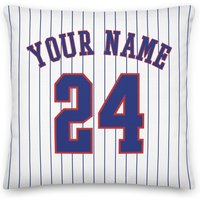 Chicago Baseball Personalisiert Name & Zahl Kissenbezug, Sport, Kissenhülle, Deko, Jersey, Geschenk Für Papa, Mama, Jungtiere von Venmiftees