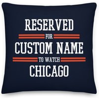 Chicago Football Name Kissenbezug, Gridiron, Kissen, Geschenk Für Papa, Reserviert Vatertag, Mama, Weihnachtsgeschenk von Venmiftees