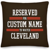 Cleveland Football Personalisierter Kissenbezug, Benutzerdefiniertes Kissen, Fußball, Geschenk Für Papa, Reserviert Vatertag, Mama von Venmiftees