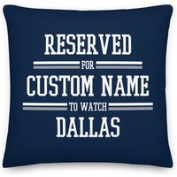 Dallas Football Personalisierter Kissenbezug, Gitter, Personalisiertes Kissen, Geschenk Für Papa, Vatertag, Reserviert Mama, Weihnachtsgeschenk von Venmiftees