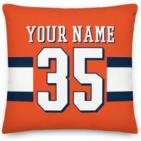 Denver Football Personalisierter Kissenbezug, Gridiron, Kissen, Football, Geschenk Für Papa, Quarterback, Vatertag, Mama, Weihnachtsgeschenk von Venmiftees