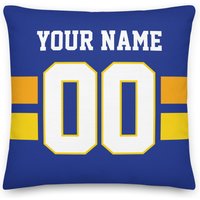 Los Angeles Football Kissenbezug, Geburtstagsgeschenk, Kissen, Personalisiert, Geschenk Für Papa, Weihnachtsgeschenk, Unikat, Quarterback, Vatertag von Venmiftees